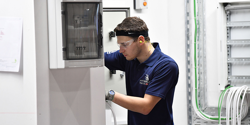 Matt Doe, WorldSkills UK competitor for Abu Dhabi 2017